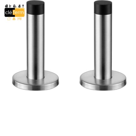 ARRET DE PORTE BUTOIR ALU PLINTHE INOX