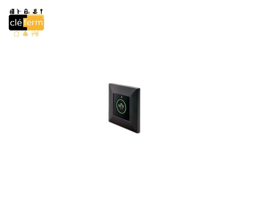WAVE XS - BOUTON SANS CONTACT NOIR 