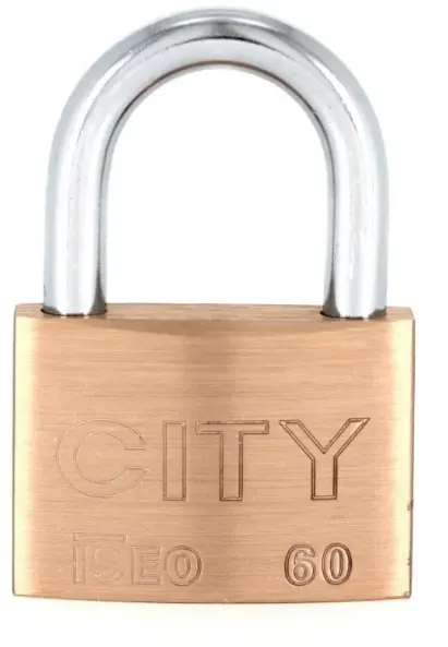 CADENAS LAITON ANSE ACIER 60mm S'ENTROUVRANT