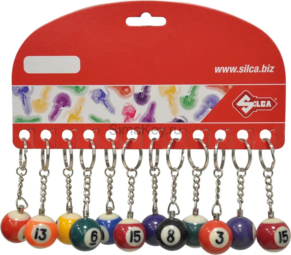 Billiard ball porte-clés Silca (AVK404079)