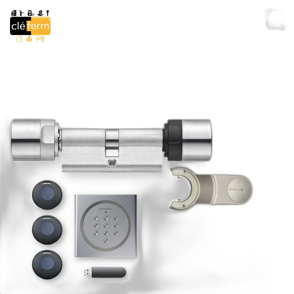 Cylindre digital MobileKey SIMONSVOSS MK.Z4.EE-II.DM.FD.TS.FH.ZK.G2