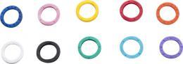 COUVRE-TÊTE ANNEAU PLASTIQUE X200 COULEURS ASSORTIES AVK100600