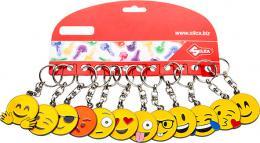 LOT DE 12 PORTE CLE SMILEY AVK7241