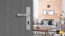 Ensemble FLEX sur rosace aveugle chrome satin