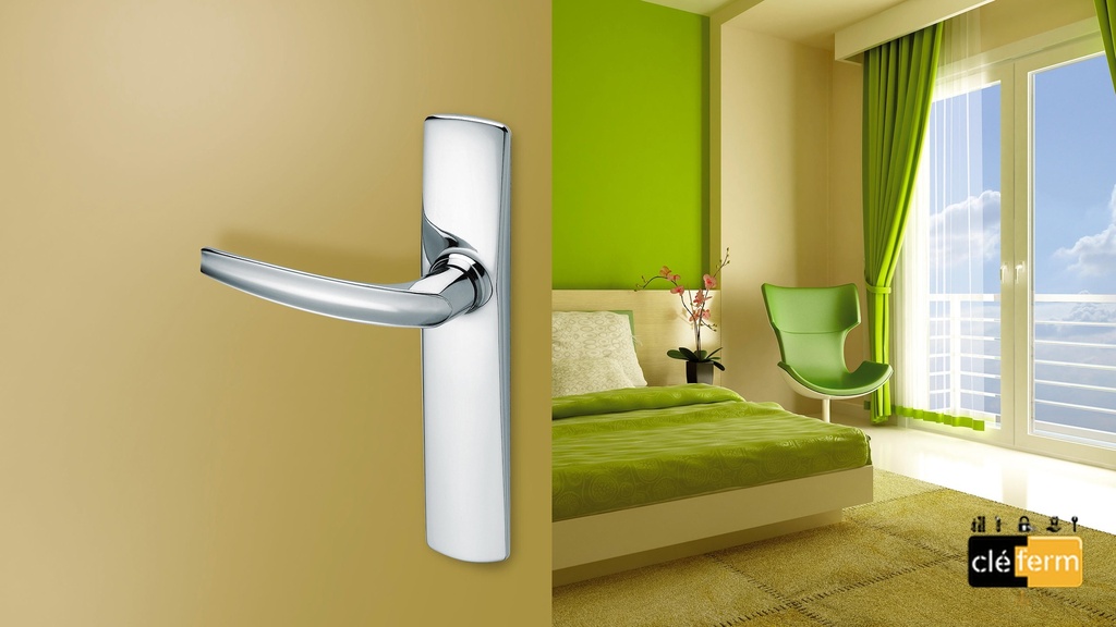 ENSEMBLE RIV SAUMUR ENTRAXE 165 CLE I CHROME MIROIR