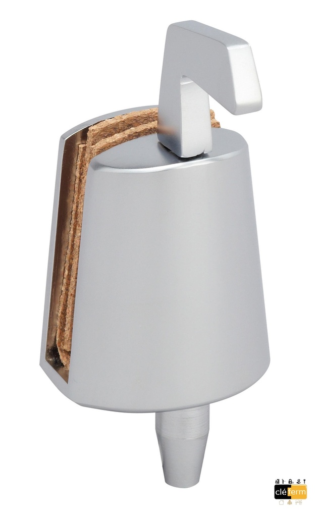 BLOC PLATINE BOUTON 1375 DEPASSANT 35 V5-40 ARGENT
