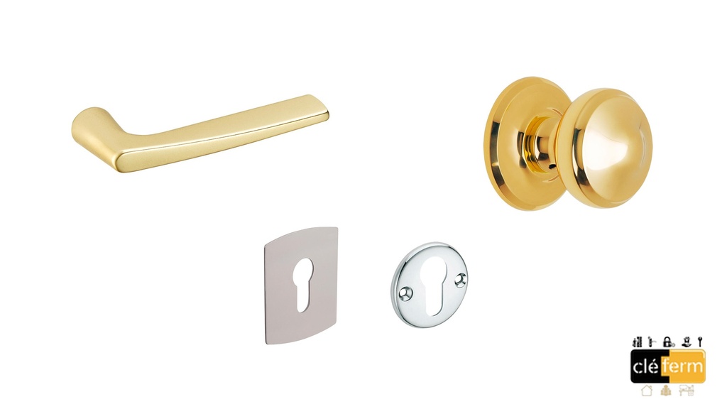 JEU ROSACES 5040 SG2/CLE I ADHESIVES LAITON POLI