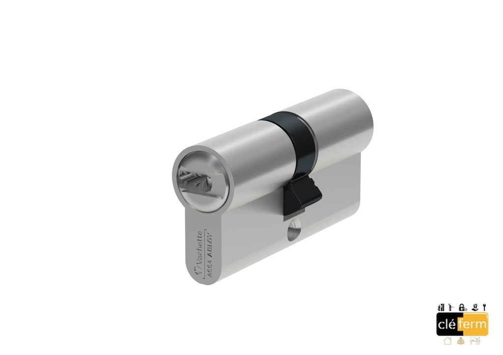 FCS 7101 VOLT + N1 Nickelé CYLINDRE SUR OUVERTURE CENTRALE 40x55