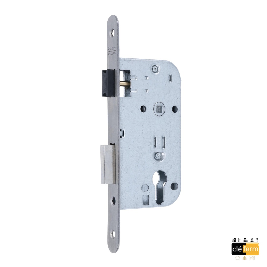 D355 MAGNETIQUE INOX BOUTS RONDS CLE I AXE 50 ENTRAXE 70 CARRE 7 AVEC GACHE P1/15