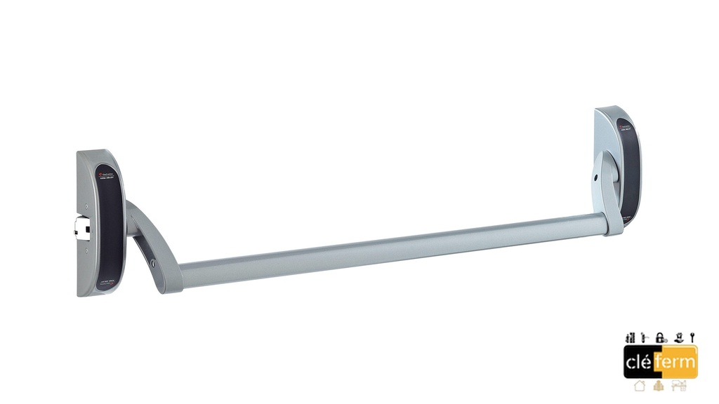 PUSH BAR 1PT LATERAL 1000MM REV AVEC GACHE BLANC