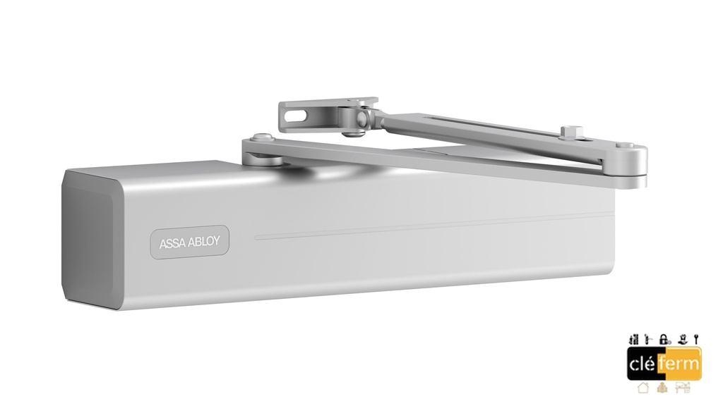 DC340DA FORCE 1-4 SANS BRAS GLISSIERE OU FORCE 2-6 SANS BRAS COMPAS AVEC RETARD FERMETURE EN INOX