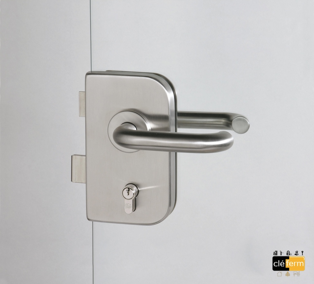Contre-boîtier pour V360 - V361 - V363 / DIN G Alu anodisé argent brossé