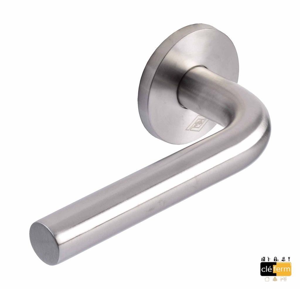 Ensemble J-RoX 61 sur rosace carré de 7mm inox brossé