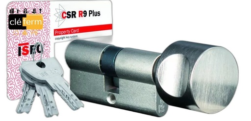 [N82RP830659] CYL. EURO. R9 PLUS 65X30 BOUTON - 3 CLES