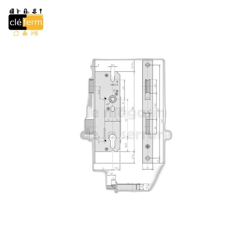 [NS35X92C9T24] SERRURE 35/92 C9 T24