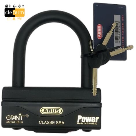 [ATAB58G] ANTIVOL ABUS SRA U GRANIT 58 HB III