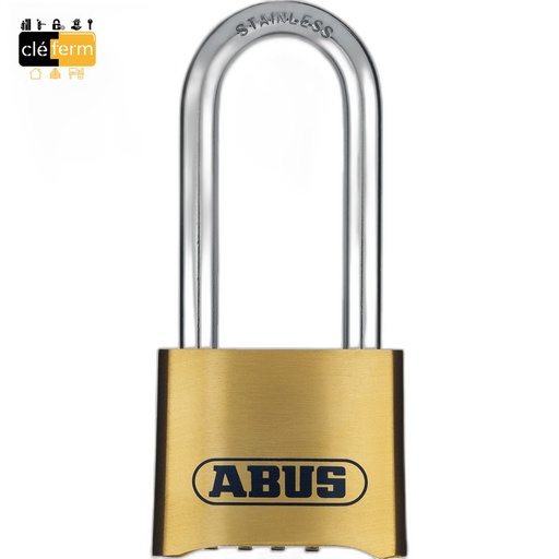[CAB180IB/50H63] CADENAS COMBINAISON INOX BLISTER 180-50mm HAUTE ANSE 63mm