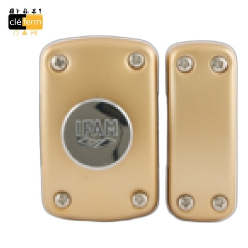 [VIFB40MV] VERROU IFAM A BOUTON 40mm S'ENTROUVRANT