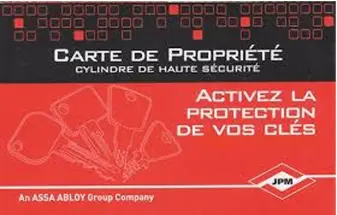 [JP00] CARTE DE PROPRIETE JPM