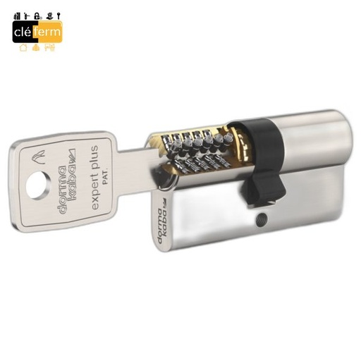 [M030X30LAITON] CYLINDRE EURO EXPER PLUS 30 X 30 FINITION MP LAITON POLI