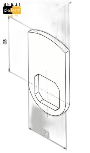 [5052] PLAQUE CAME 4929.03 L39.5