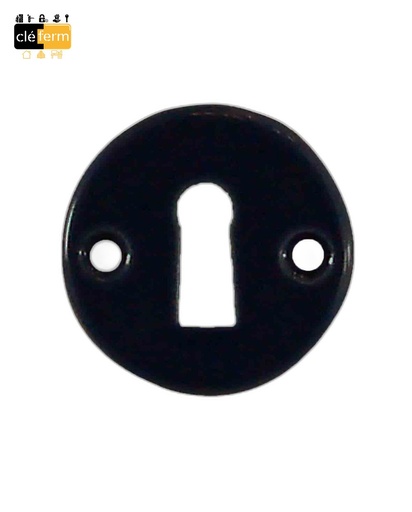 [8672] PLAQ FER NOIR 300X40 TROU BEQ