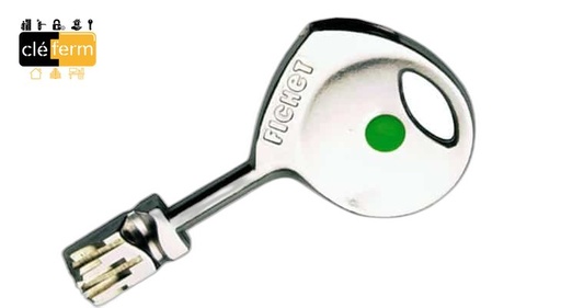 [CL03] CLE PLATE SUR N°-TOK FICHET