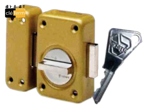 [P7640] VERROU BOUTON CYL.50 m/m VERNI