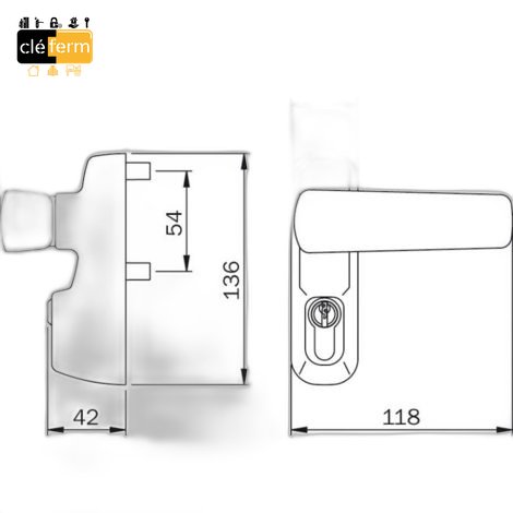 [N94014003] MODULE AP BEQUILLE IDEA ALU