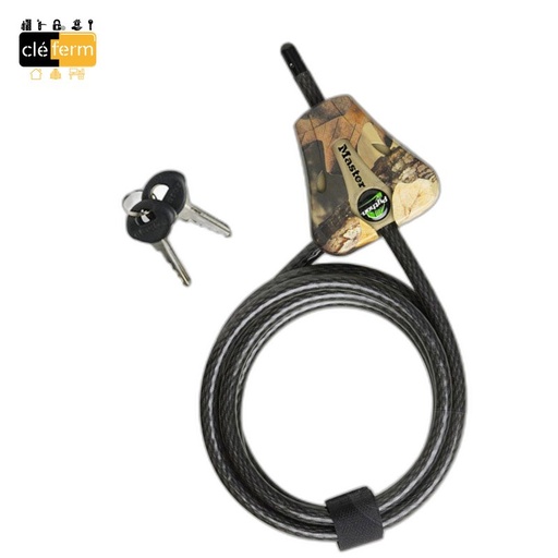 [N843] CABLE PYTHON 1.80MX10mm ACIER
