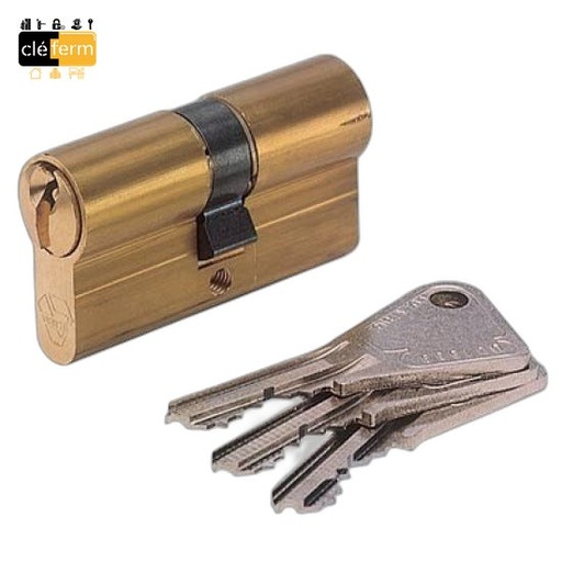 [P3111V530X40] CYL.EURO.V5 30X40 BOUTON SUR PG- 3 CLES