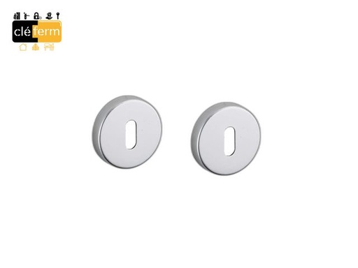 [N6600] PAIRE DE ROSACE AVEUGLE ARGENT