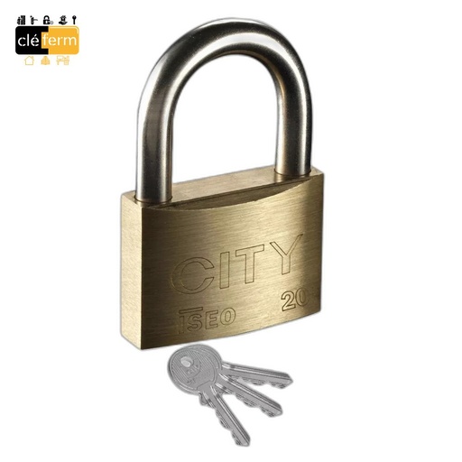 [NC30] CADENAS LAITON ANSE ACIER 30mm
