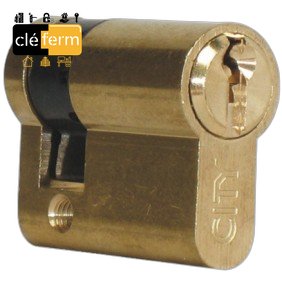 [N52093L] DEMI-CYL.EURO.ISEO 5G 10X30 LAITON - 3 CLES