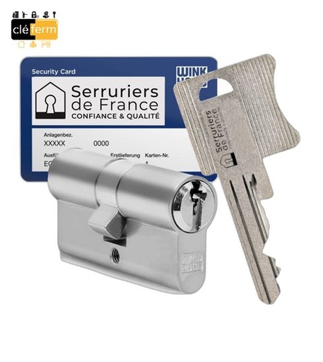 [NKW31026X26] CYLINDRE EUROPEEN W310 26X26 DE-DEBRAYABLE-3 CLES