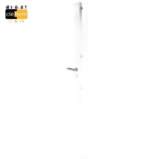 [N1800S0012] SERRURE 4 PTS ERMETIS KV10 MARRON CARENE PE