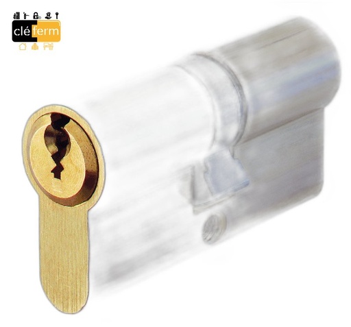 [NYD43030X30] CYL.EURO. Y14D 30X30 BOUTON SUR PG/PP - 3 CLES
