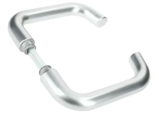 [N1325] BEQUILLE DOUBLE 1325 ARGENT CARRE DE 7 38/48