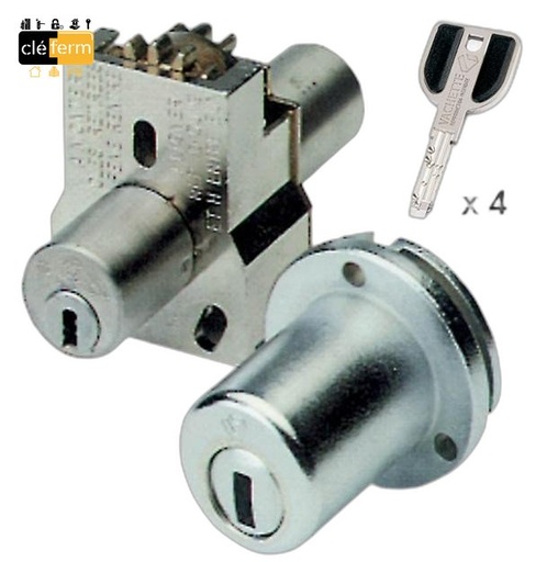 [N19946000] JEU DE CYLINDRES RONDS RADIAL NT D25 LG 45 4 CLES POUR 43NT