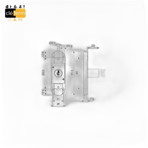 [N5610974] SERRURE HAUTE ET BASSE OJMAR