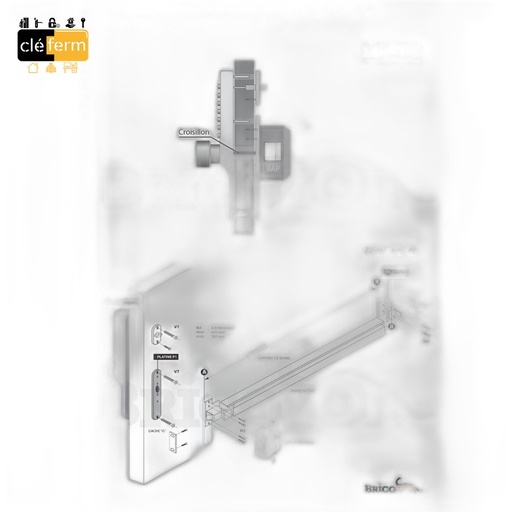 [N22701JPM90G] KEYLEX PROFIL AVEC KIT POUR JPM 90 GAUCHE AVEC PLAQUE AVEUGLE