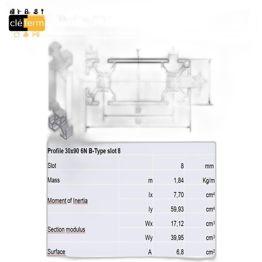 [N7101V530X90N] CYL. EURO. V5 30X90 DE NICK. SUR N° -3 CLES