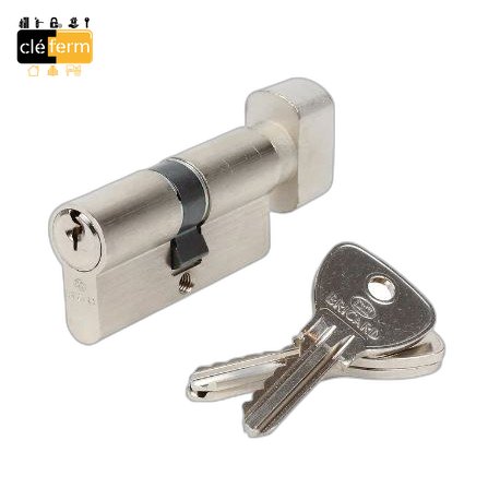 [N3111V580X3N] CYL. EURO. V5 80X30 BOUTON NICK .AU N°- 3 CLES