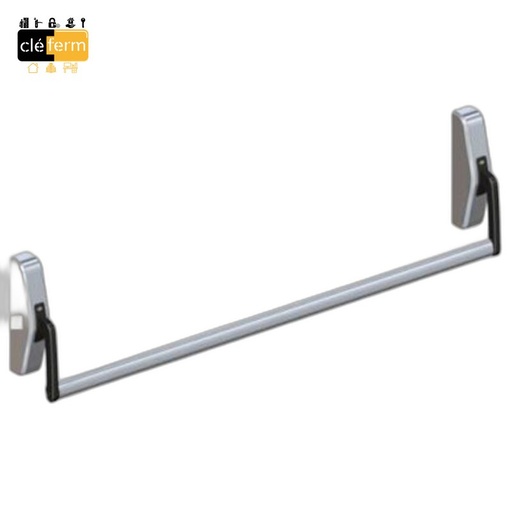 [N8901] BARRE ANTI PANIQUE 89 1 POINT LATERAL ARGENT