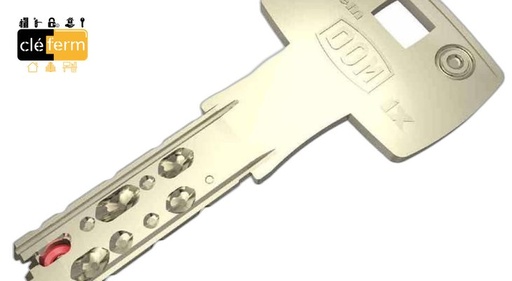 [NIX6KG10X30] DEMI-CYL.EURO. DOM 333H IX6KG 10X30  SUR PG/PP - 3 CLES