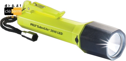 [N2010020241E] LAMPE TORCHE PELI SABRELITE 2010 LED ZONE 0 FLASHLIGHT YELLOW