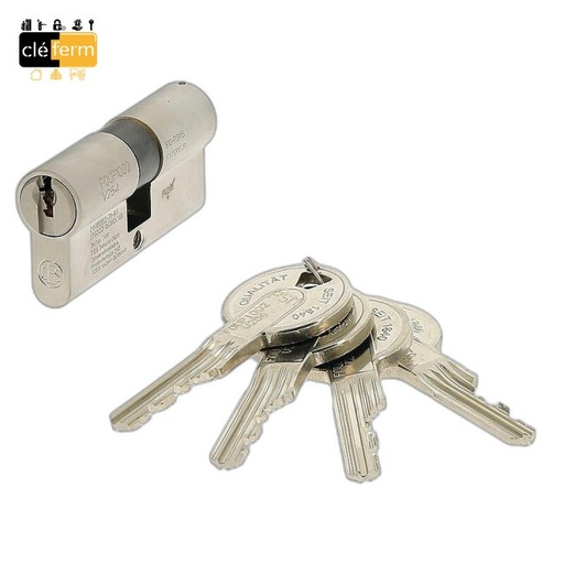 [N810KM5] CYLINDRE EURO CES 31,5 X 31,5 DE SUR PG/PP - 3 CLES