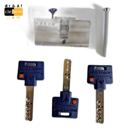 [N19690] CYL MUL T LOCK INTERACTIVE 31 X 31 MM PROFIL 248 AU N° AVEC DECODAGE CLE- 3 CLES