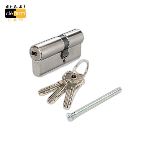 [N9333181] CYLINDRE CISA EURO 30 X 30 BOUTON SUR PG/PP 3 CLES
