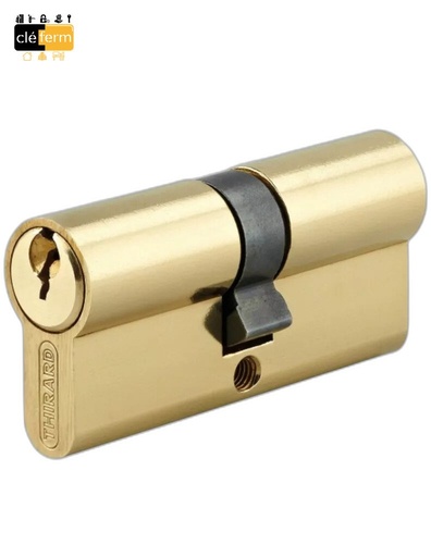 [N071011PD] CYLINDRE EURO LAITON PTT 36 X 56 - 3 CLES